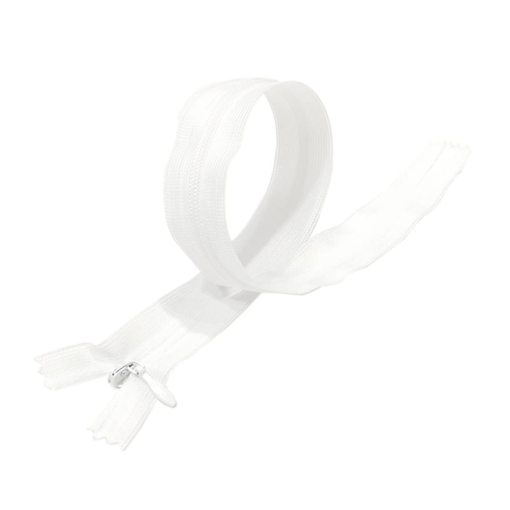 Invisible Zipper Closed, 5 Sizes and 20 Colors #3, Fine Zipper, Elegant and Discreet for Sewing on Clothes, Dresses, Skirts, Sewing Zipper, (60cm 25pcs, 101)