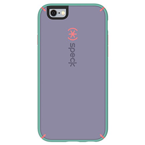 Speck Products MightyShell Case for iPhone 6/6S - Retail Packaging- Heather Purple/Warning Orange/Aloe Green