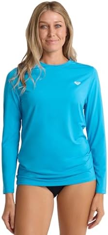 Volcom Women's Long Sleeve Rashguard- UPF 50+Sun Protection, Quick