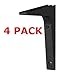 Ikea Shelf Bracket Ekby Stodis (4 Pack) Black 6.75 X 6.75