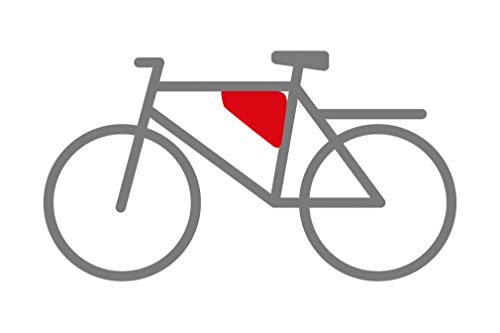 ABUS Fahrradtasche Oryde ST 2250 - Rahmentasche mit Klettband - wasserabweisendes Material - Schwarz – Bild 6