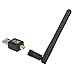 Usb Wireless WiFi Adapter ,Anbear Computer Wifi Dongle 150M Network WI-FI Networking Card LAN Adapter with Antenna Computer Accessories