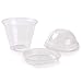 25 Count Plastic CLEAR 9 oz Cup with 4 oz Insert and Dome Lid, Parfait Cup w/ Signature Party Picks