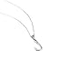 YFN Sterling Silver Tiny Hawaiian Hand Carved Charm Fish Hook Pendant Necklace for Men (Fish Hook)