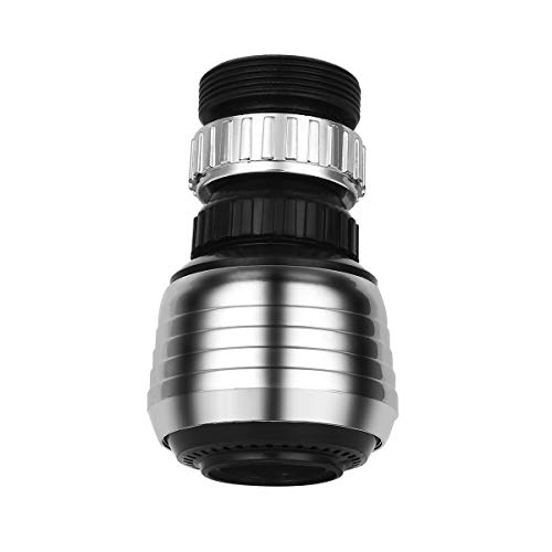 2PCS 360 Rotate Swivel Kitchen Faucet Adapter Bathroom Water Saver Tap Filter Faucet Nozzle for Restaurant,Home,and Hotel