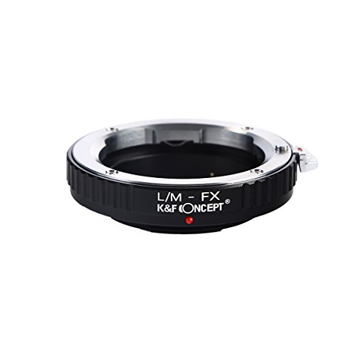 K&F CONCEPT Adaptateur Monture Objectif pour Monter Objectif Leica M LM L M à Caméra Fujifilm FX comme X-Pro1 en Métal - Image 2