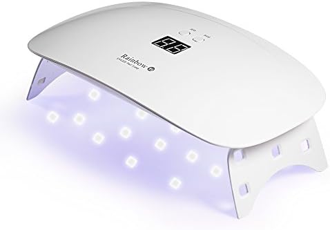 SuoLE 18W LED UV Nail Dryer Lamp for Fingernail &amp; Toenail Gels Based Polishes Folded Nail Lamp