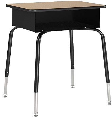 Flash Furniture Student Desk with Open Front Metal Book Box - Thumbnail 6