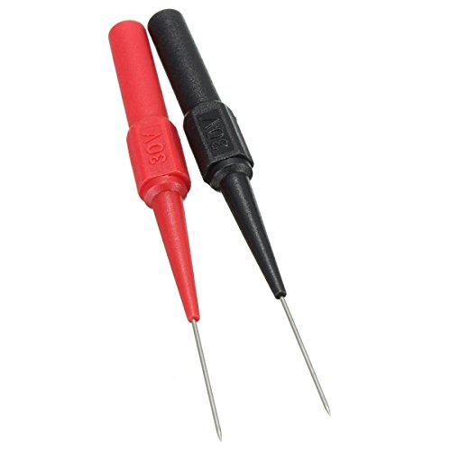 TestHelper Piercing Needle Test Probes +SureGrip Insulated Test Leads, 63" Length