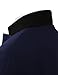 H2H Men's Solid Two-Button Center-Vent Sportcoat NAVY US M/Asia L (CMOBL014)