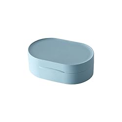 Travel Soap Container,Portable Sealed Round Soap