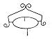 Wrought Iron Pie Stand/Rack Single Tier Hand Made