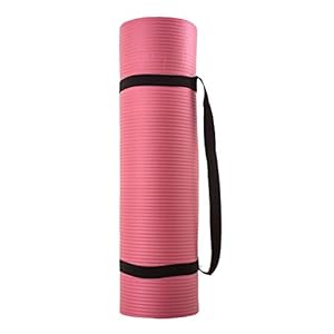 silly.con Fit & Fun 14013 Fitness- en yogamat met draagriem, roze, gemaakt van nitrilbutadieenrubber (NBR), circa 173 x…