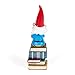 Gnorbert the Gnerdy Gnome | A Garden Gnome with a Nose for the Books! Red Statue for Garden, Lawn, Yard, Book Shelf, Desk Decoration| Unique Novelty Gift Idea for Women, Men, Teacher, Librarian, Mom