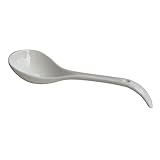 AS Fine White Porcelain Cooking & Serving Ladle - Excellent Quality