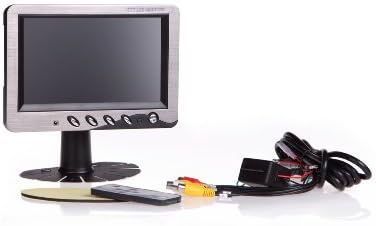 7" Inch Car 16:9 HD 1024600 TFT LED Stand/headrest Monitorwith Built-in Hdmi(Grey) D to C hdmi Cable is include, car / Home Compatible Package(3th Upgrade) (Gray)