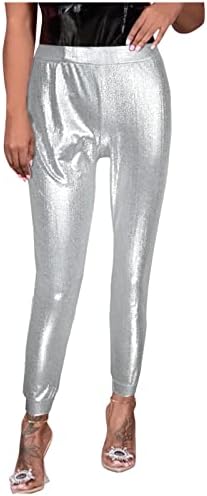Leg Pants Sequin Glitter Outfits Women 
