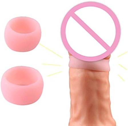 AHDAHD Stretchy Lock Sleeve Ring for Men Longer Harder Stronger （2Pcs）