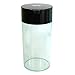 Tightvac - 5oz to 24 Ounce - Patented Airtight Container | Multi-use Vacuum Container Works as Smell Proof Containers for Herbs and Dry Goods. Black Clear
