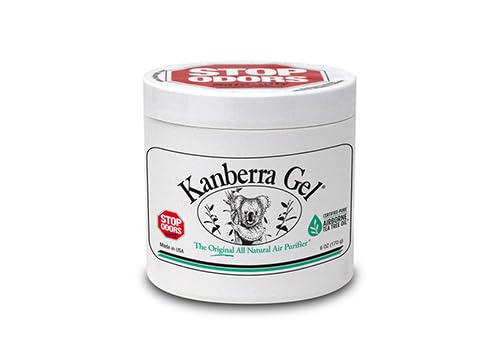 Kanberra Gel | Odor Removing Gel | Stop Odors Naturally | Pure Tea Tree Gel | The Original All Natural Air Purifier | NEW 6oz size