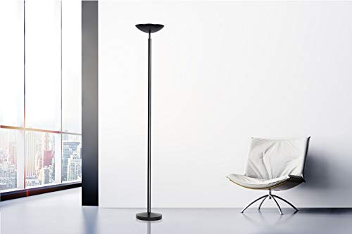 UNILUX 400050389 LED vloerlamp DELY LED plafond schijnwerper zwenk en dimbaar dimfunctie zwart - Afbeelding 4