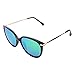 Diamond Candy Classic Round Polarized Sunglasses Vintage Mirrored Glasses For Women