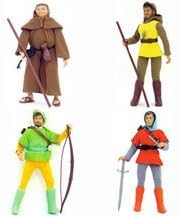Robin Hood and His Merry Men Complete Set of 4 Action Figures
