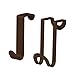 Spectrum Diversified Over the Door Hook, 2-Pack, Bronze