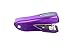 PraxxisPro, Fortis, 1/2-Strip (105 Staples) Compact Stapler, 2 to 25 Sheets, All Streel Construction, in 8 Vivid Colors (Purple)