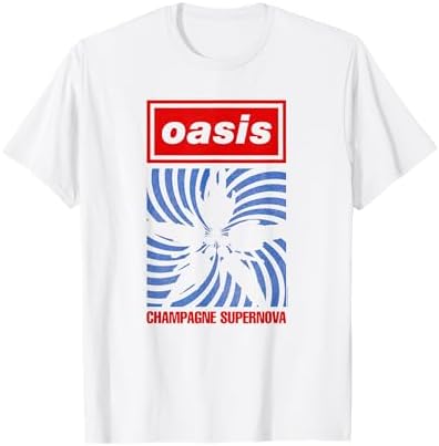 Amazon.com: Men's Oasis 1996 Tour Horizontal Stripes T-Shirt Small