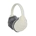 Cozy Design Women's Winter Adjustable Knitted Ear Muffs in Creamy White