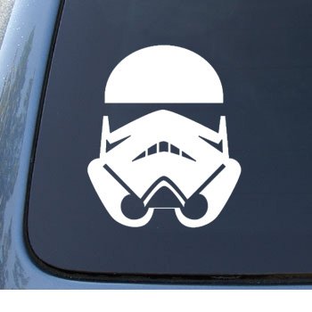 STORMTROOPER - Star Wars - Car, Truck, Notebook, Vinyl Decal Sticker #1032 | Vinyl Color: White