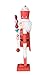 Clever Creations King of Hearts 15 Inch Traditional Wooden Nutcracker, Festive Christmas Décor for Shelves and Tables