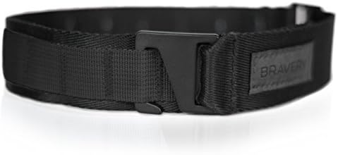 Bravery Dog Collar - Courage Collar (Black, Large)