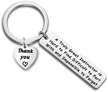 FOTAP Instructor Keychain Instructor Appreciation Gift Instructor Retirement Gift Professor, Mentor Thank You Gift