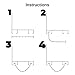 Houseables Garage Door Seal, Weather Stripping, Bottom Replacement, 5/16