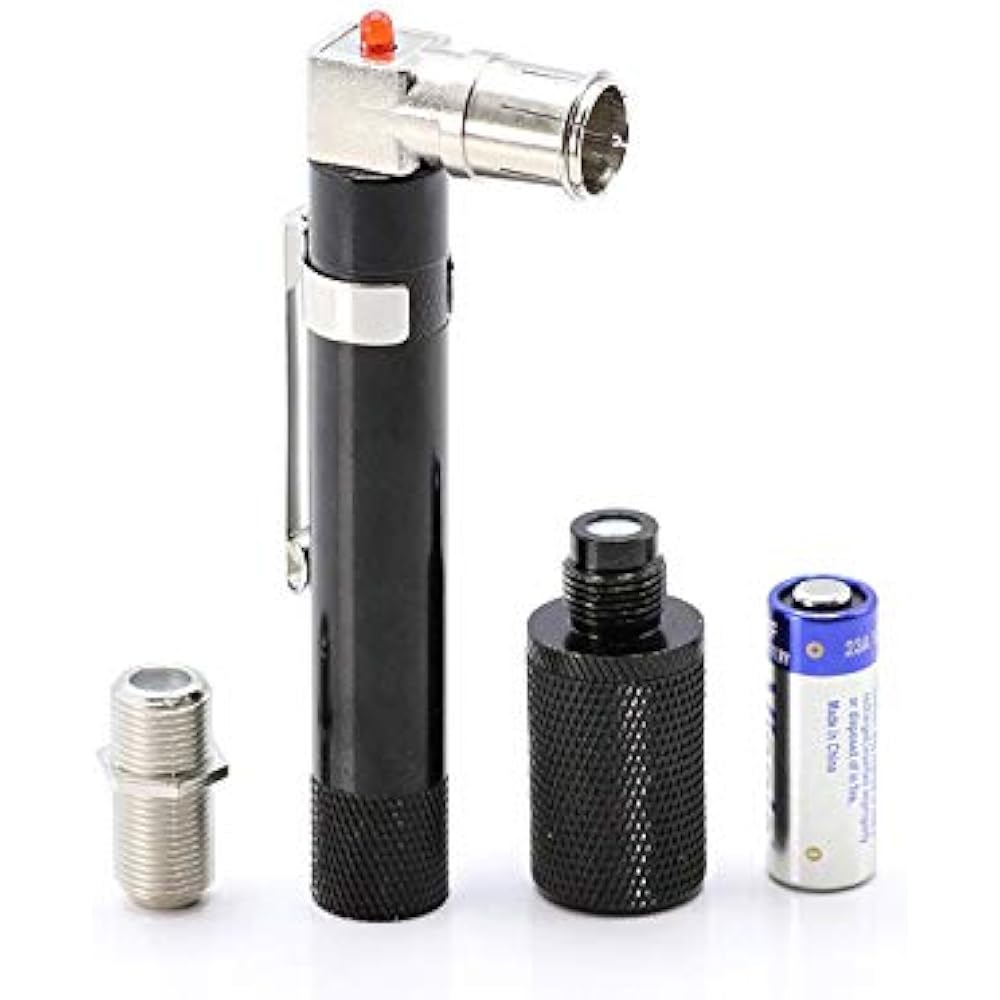  Coaxial (Coax) Pocket Continuity Tester (Tracer) With Voltage Toner