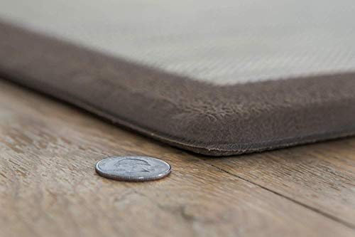 Deluxe Anti Fatigue Standing Kitchen Comfort Mat (39 x 20 inch) Ergonomic Non-Toxic Rug and Mat for Home or Office Standing Desk Or Work Place Safety from Cooler Kitchen - Thumbnail 2