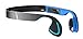 SainSonic BM-7 Bone Conduction Headphone, with Led Light Both Sides, FCC Certified, Open & Safer, No Hearing Impairment, Revolutionary, Waterproof, Bluetooth 4.0, Wireless – Ionian Blue