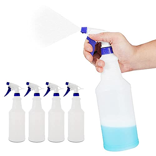 Spray Bottles 32 Oz (4Pack),Empty Spray Bottles for Cleaning Solutions