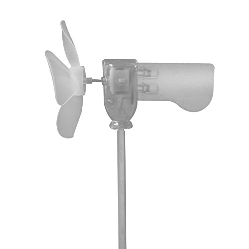 Blesiya Micro Wind Turbines Wind Generator Mini DC Motor Blades Assembly Kits Set