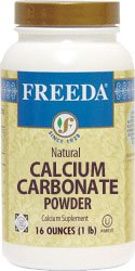 Freeda Kosher Calcium Carbonate Powder - 16 OZ.