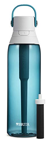 Brita Premium Filtering Water Bottle, 26 Ounce, Sea Glass (36377) - Image 3
