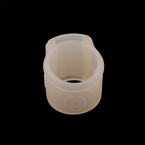 GUAngqi 4PCS/Box Protect Finger Nail Set for Chinese Classical Musical Instruments Zither Accessories,Left Hand,Silica Gel