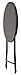 Sandusky Lee FCT32-BR Commercial Heavy Duty Round Folding Cocktail Table, 2.5', 43