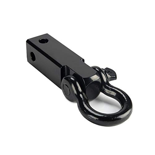 Orion Motor Tech Clevis Shackle Hitch Hook Receiver with 3/4" D Ring