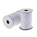Baosity 50 Yards Snap Popper Tape Fasten Sew Ribbon Invisible for Duvet Pillow Cover - White