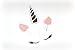 Handmade Unicorn Birthday Cake Topper Decoration - Double Sided Glitter Stock (Gold)