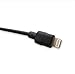 Apple iPhone 8 8+ X 7 7 Plus 6 6S 6+ 6S+ SE 5 5S New Rapid Fast Car Charger - 5 Foot Coiled Cord 5v / 2.1 Amp - Black - Red LED