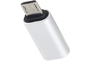 Type C to Micro USB Adapter Male to Female Converter USB C to Micro USB OTG Adapter for Android Phone Charging Data Transfer 